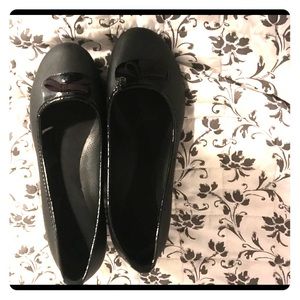 Crocs Black Wedges Sz 9